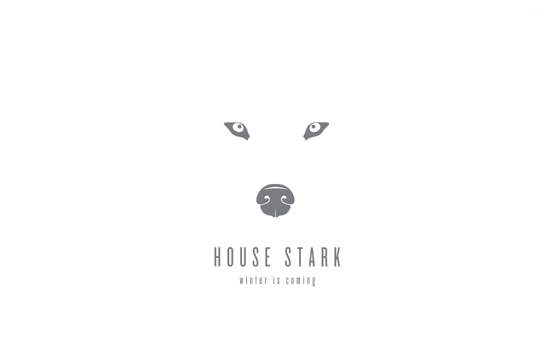 Wolf Face House Stark White Background