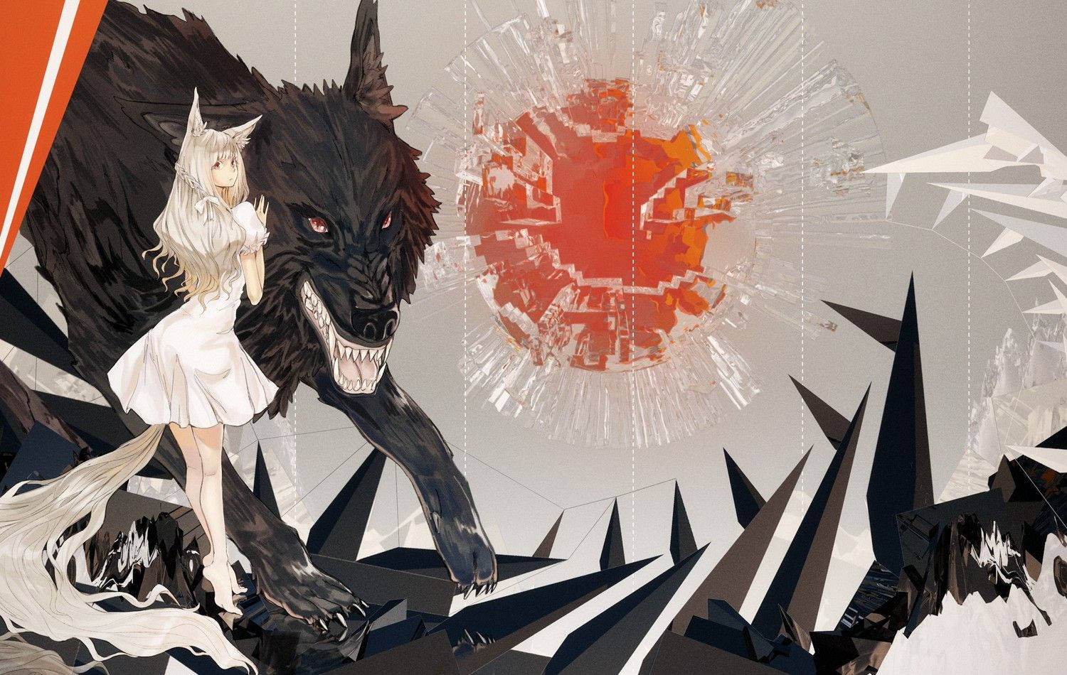 Wolf Girl With Black Beast