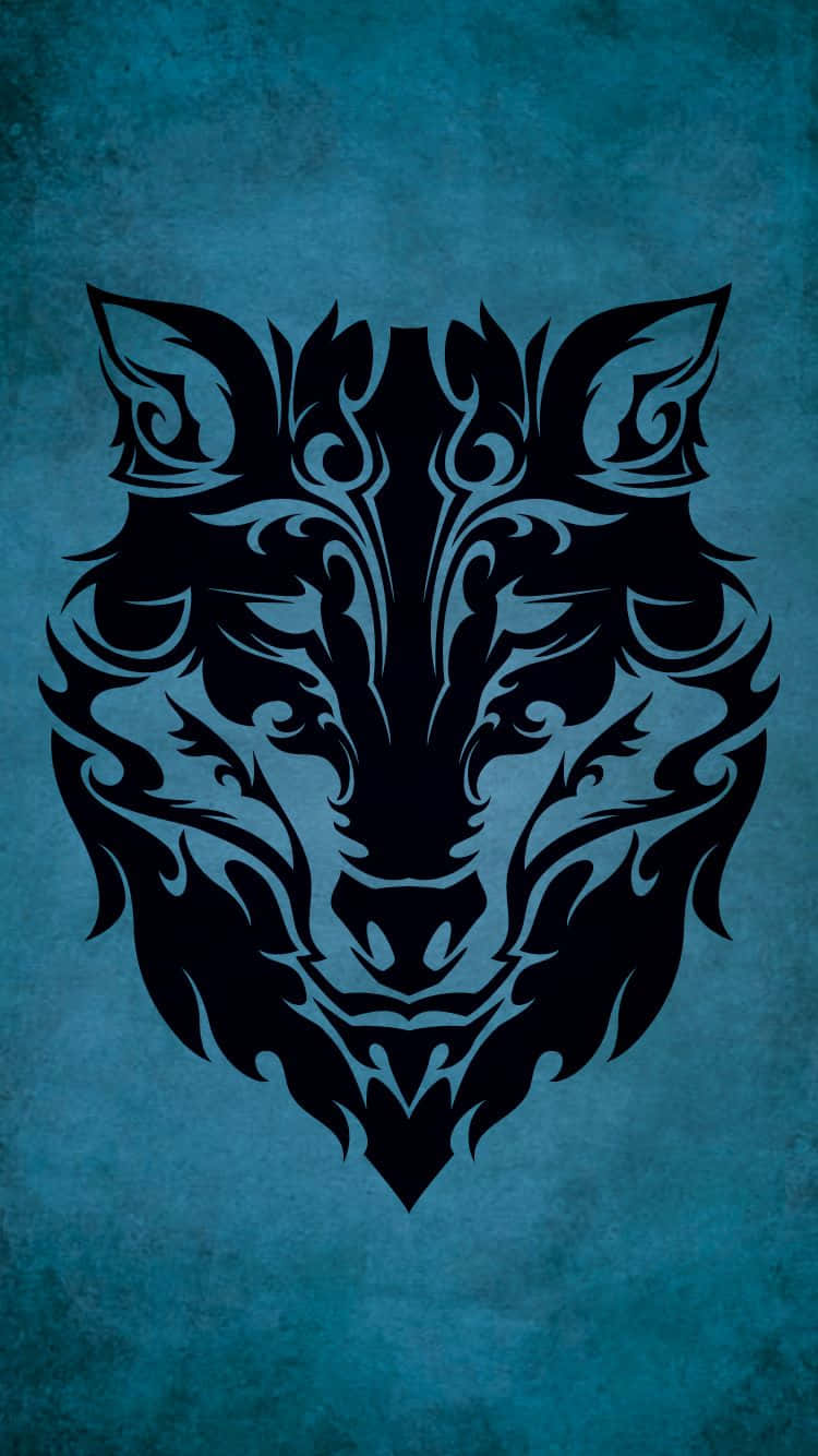 Wolf Iphone Tattoo Art Black
