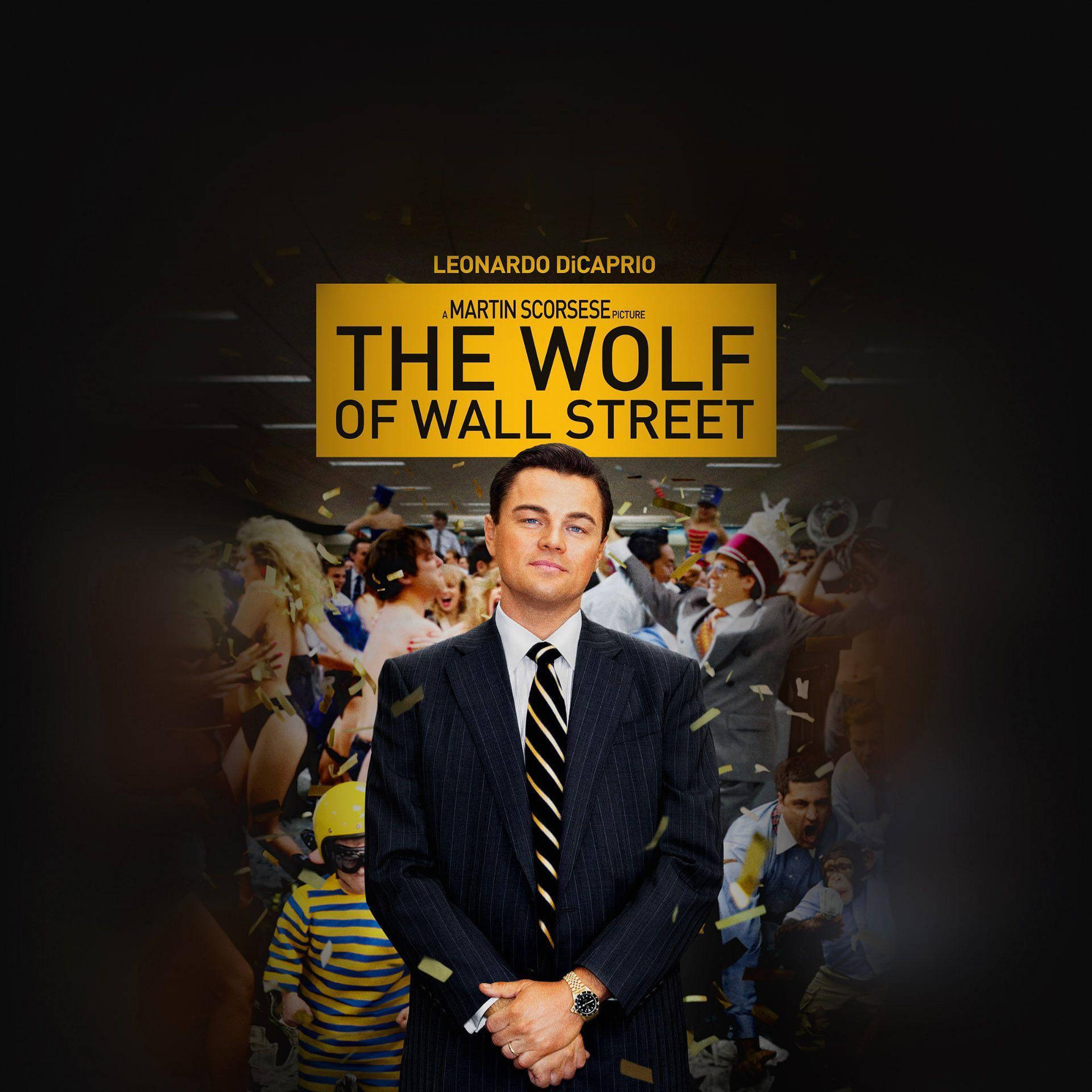 Wolf Of Wall Street Movie Cover Background