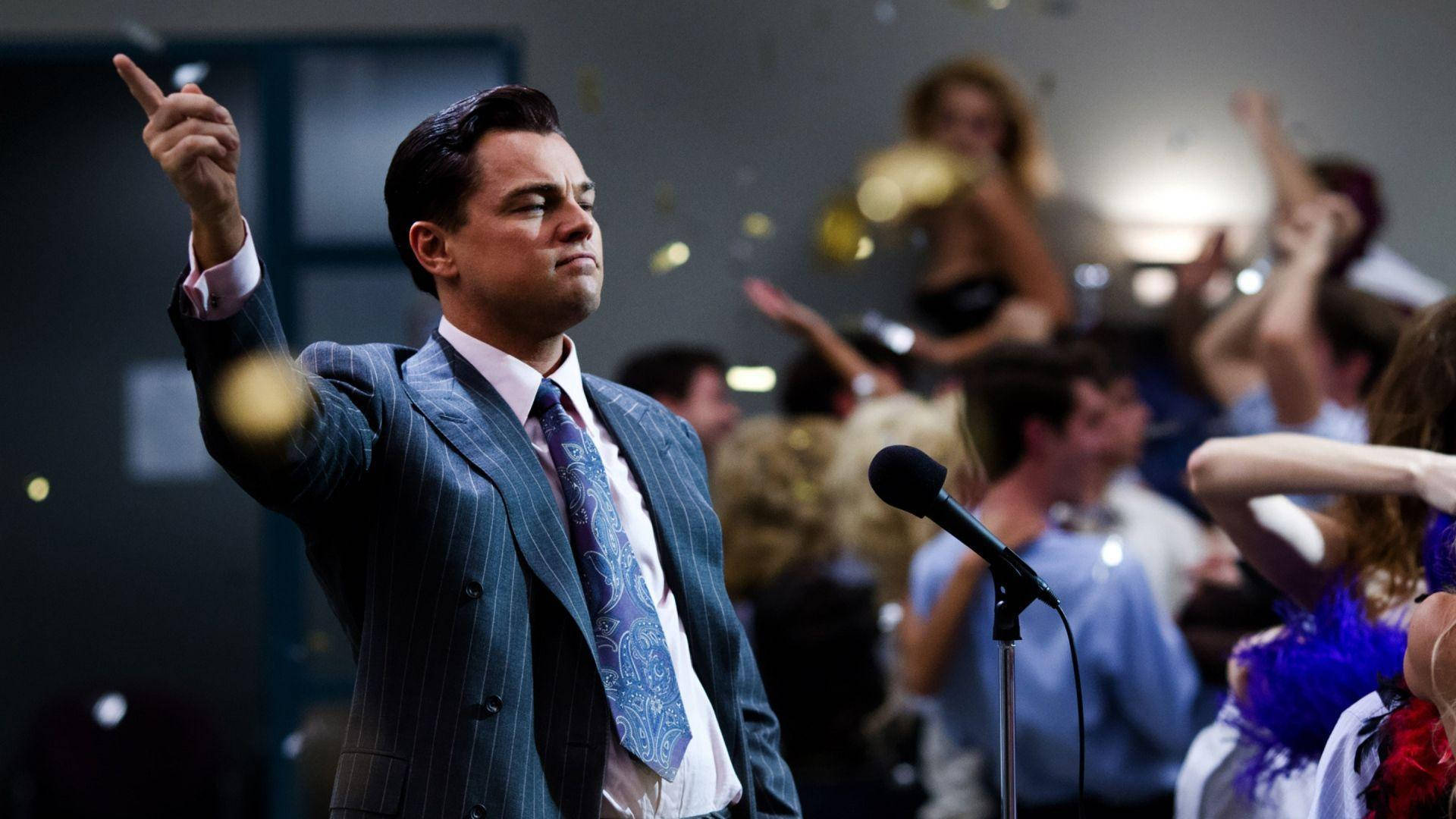 Wolf Of Wall Street Press Conference Background