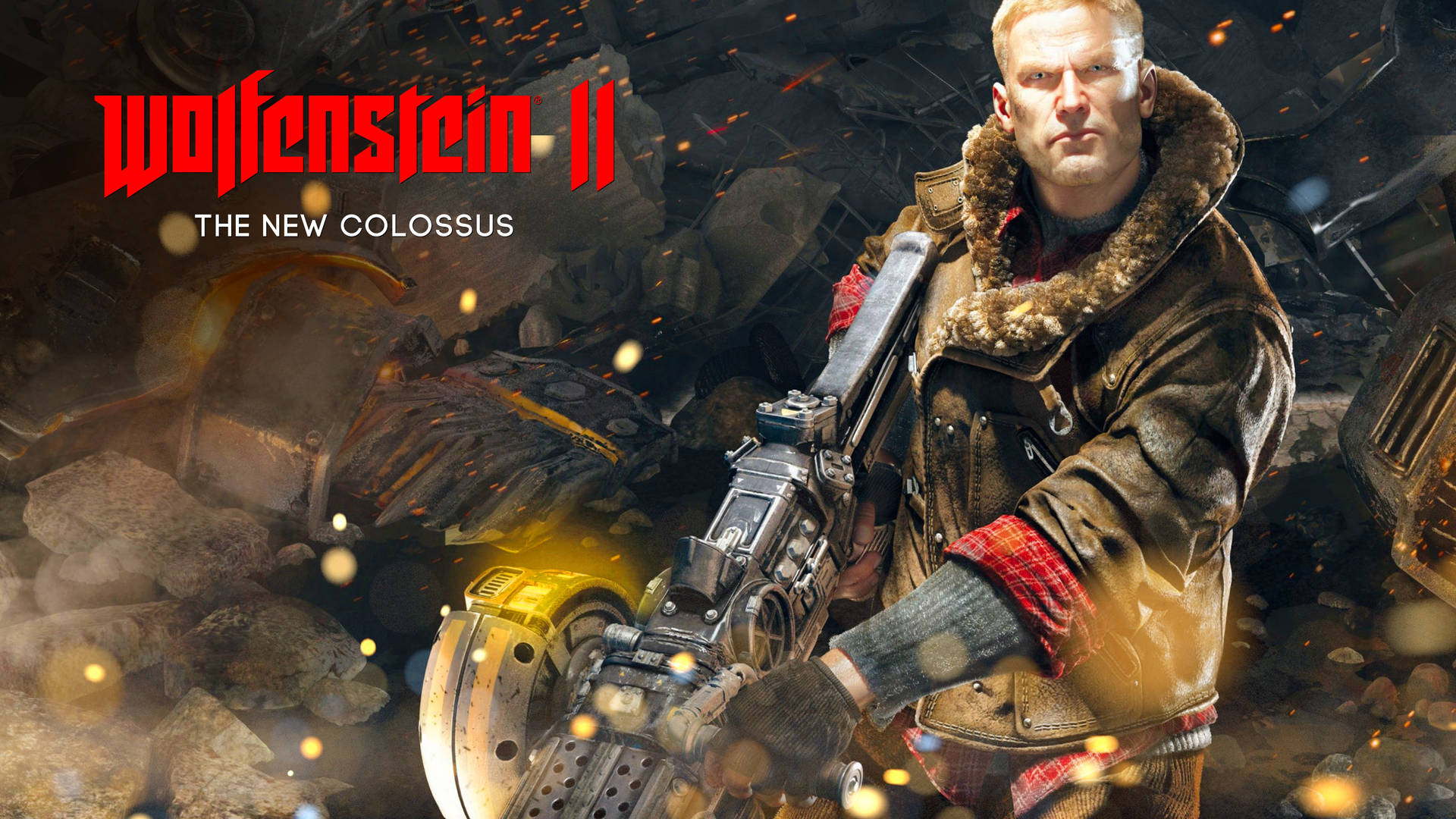 Wolfenstein: The New Colossus Poster Background