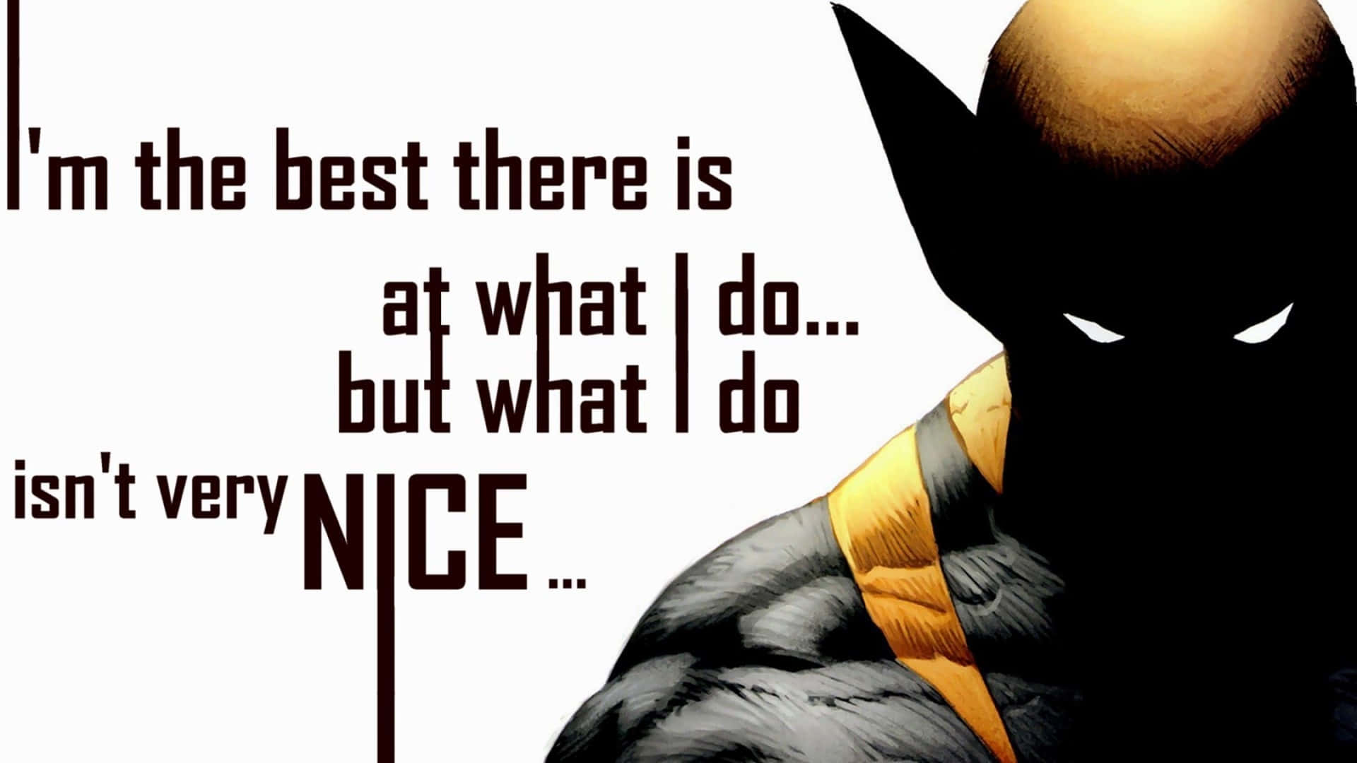 Wolverine Best At What I Do Quote Hd