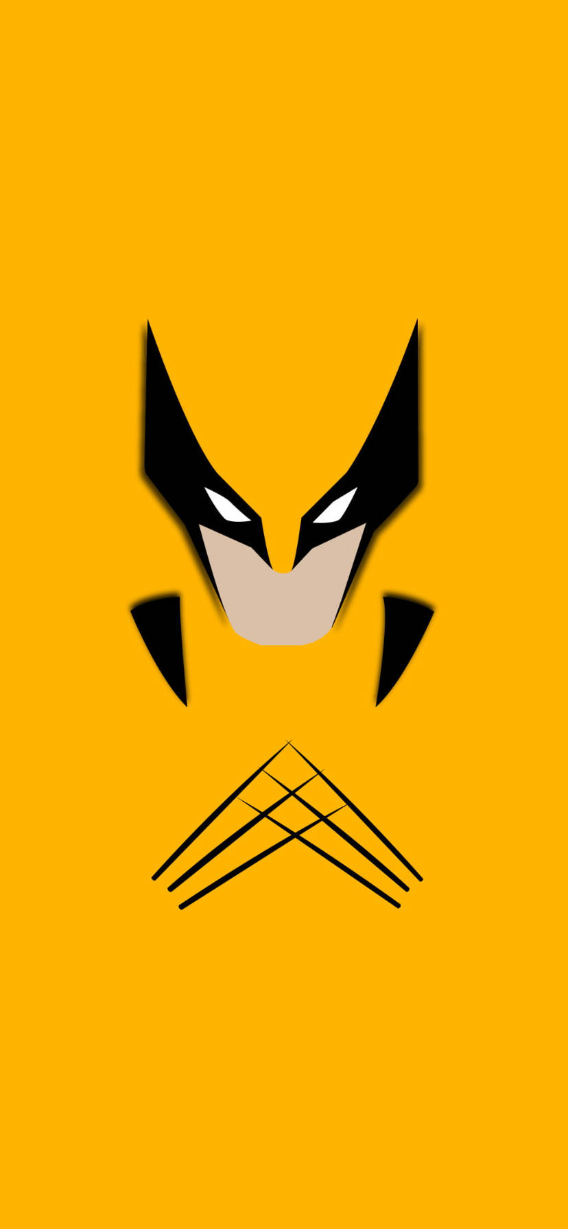 Wolverine Minimalist Marvel Iphone X Background