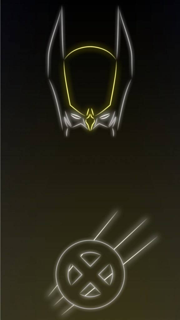 Wolverine Neon Iphone Background