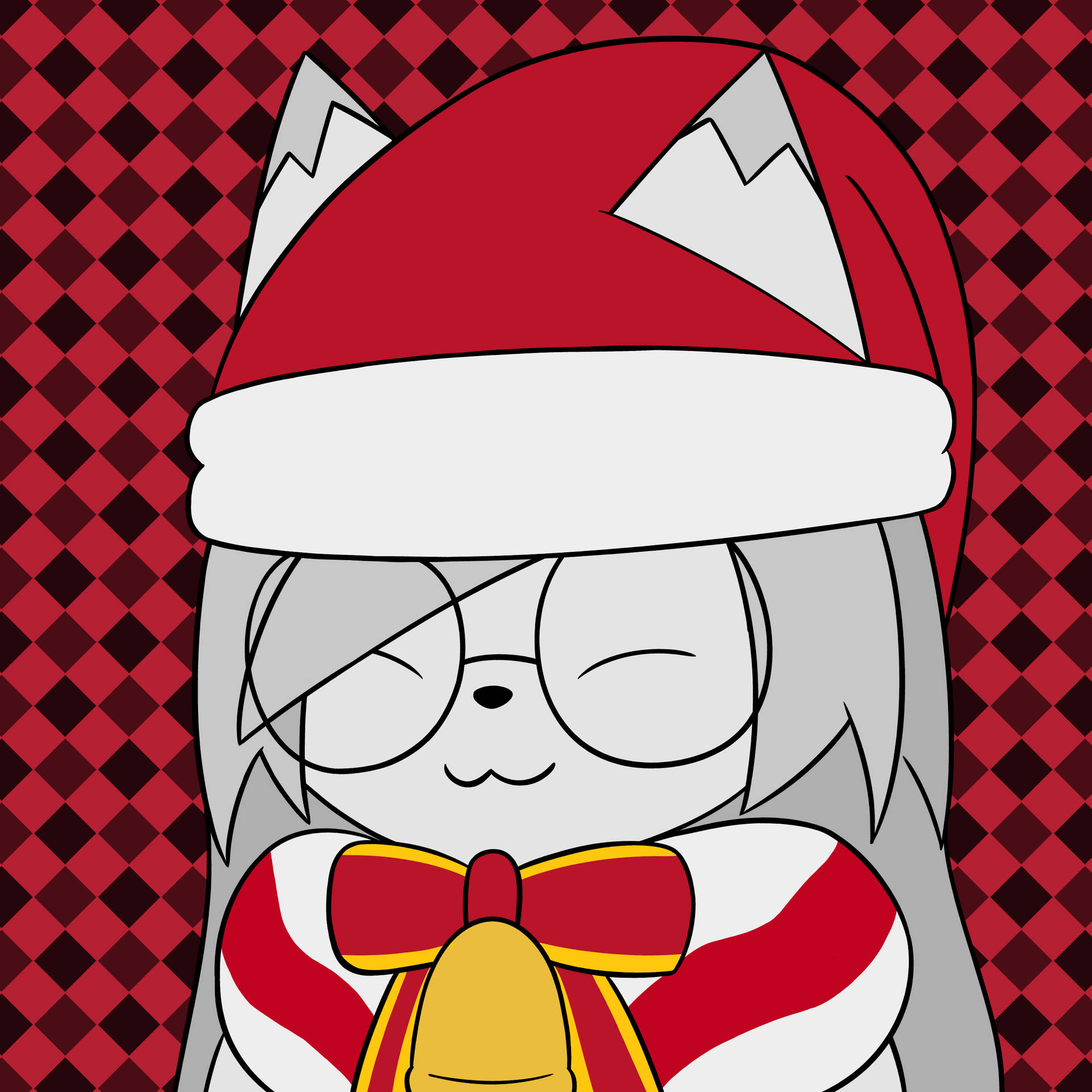 Woman Cat Christmas Pfp