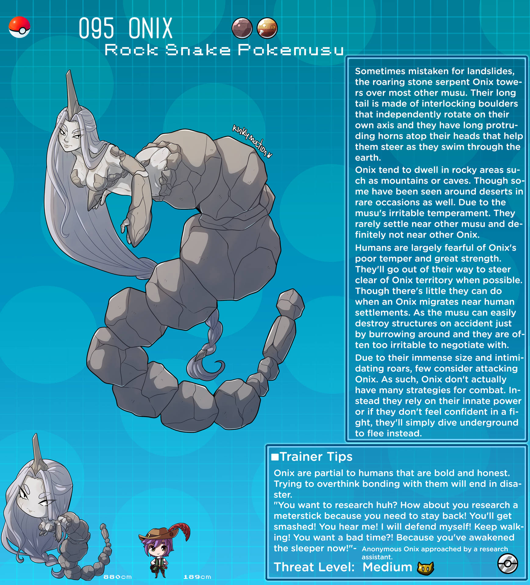 Woman-like Version Of Onix Background