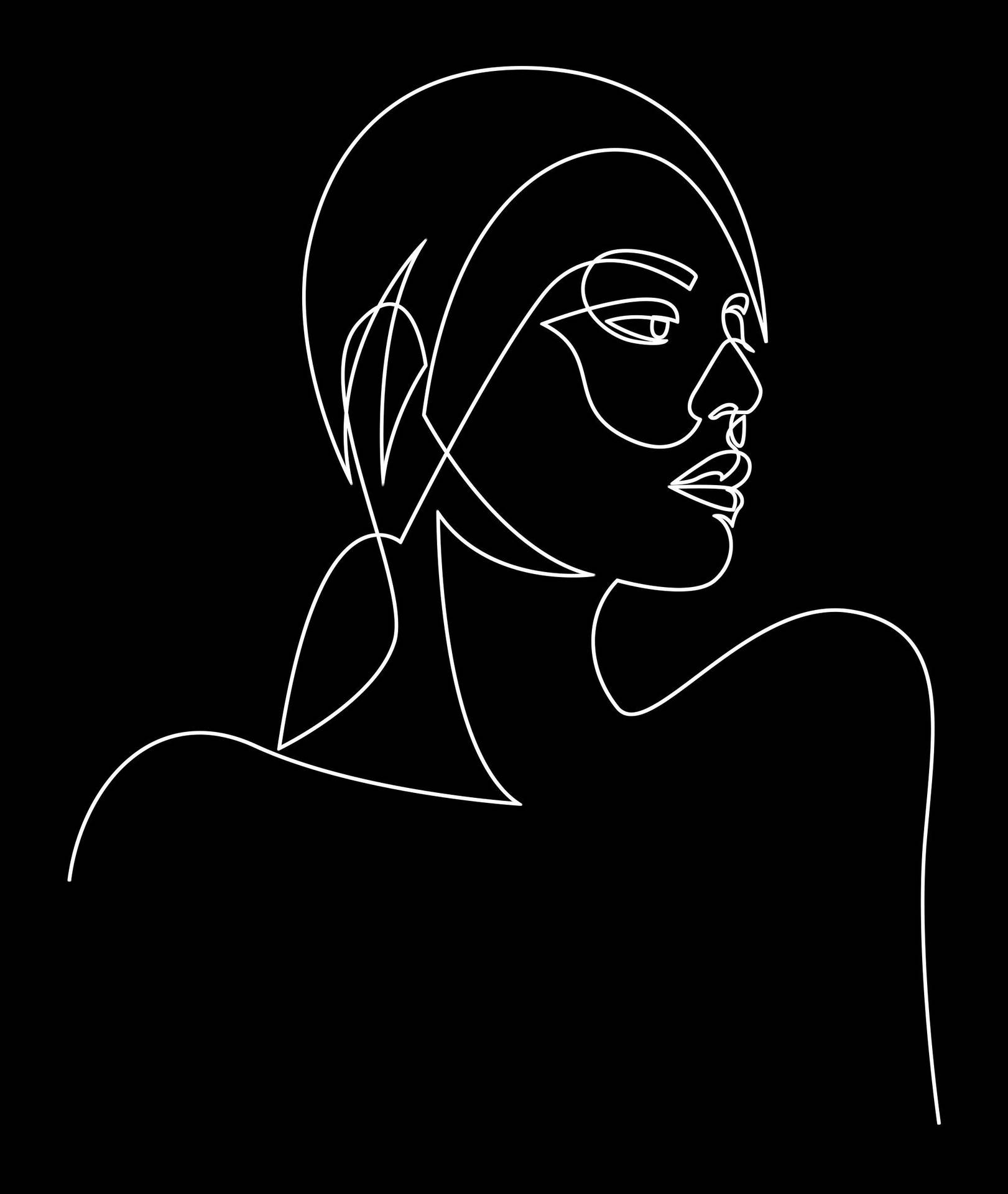 Woman One Line Drawing