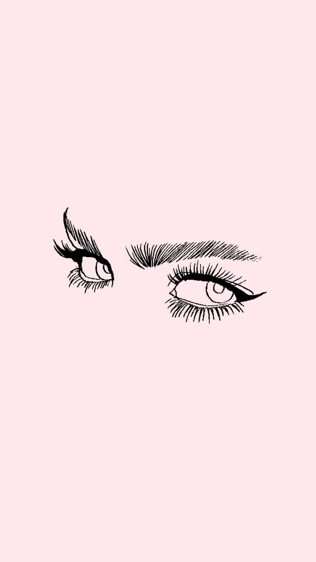 Woman's Eyes Aesthetic Sketches