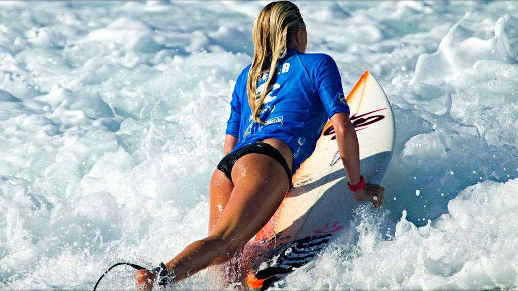 Woman Surfboard Hd Sports Background
