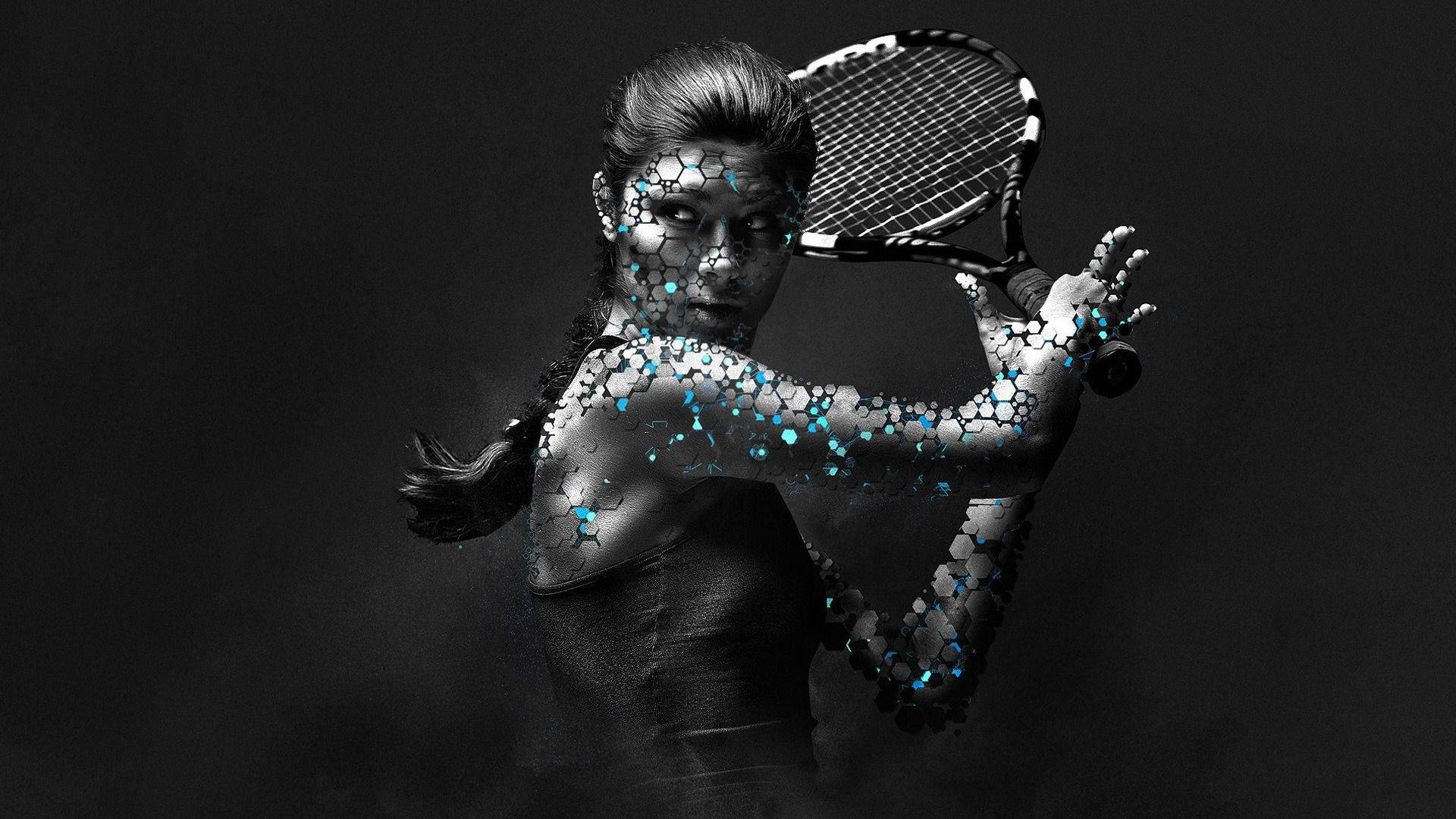 Woman Tennis Player Hd Sports Background