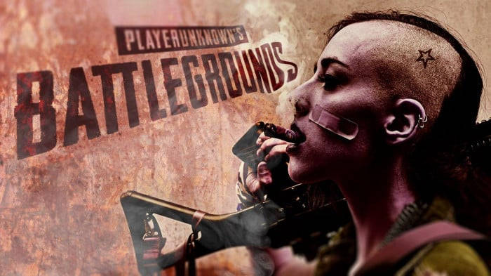 Woman With Shaved Head Pubg Banner Background