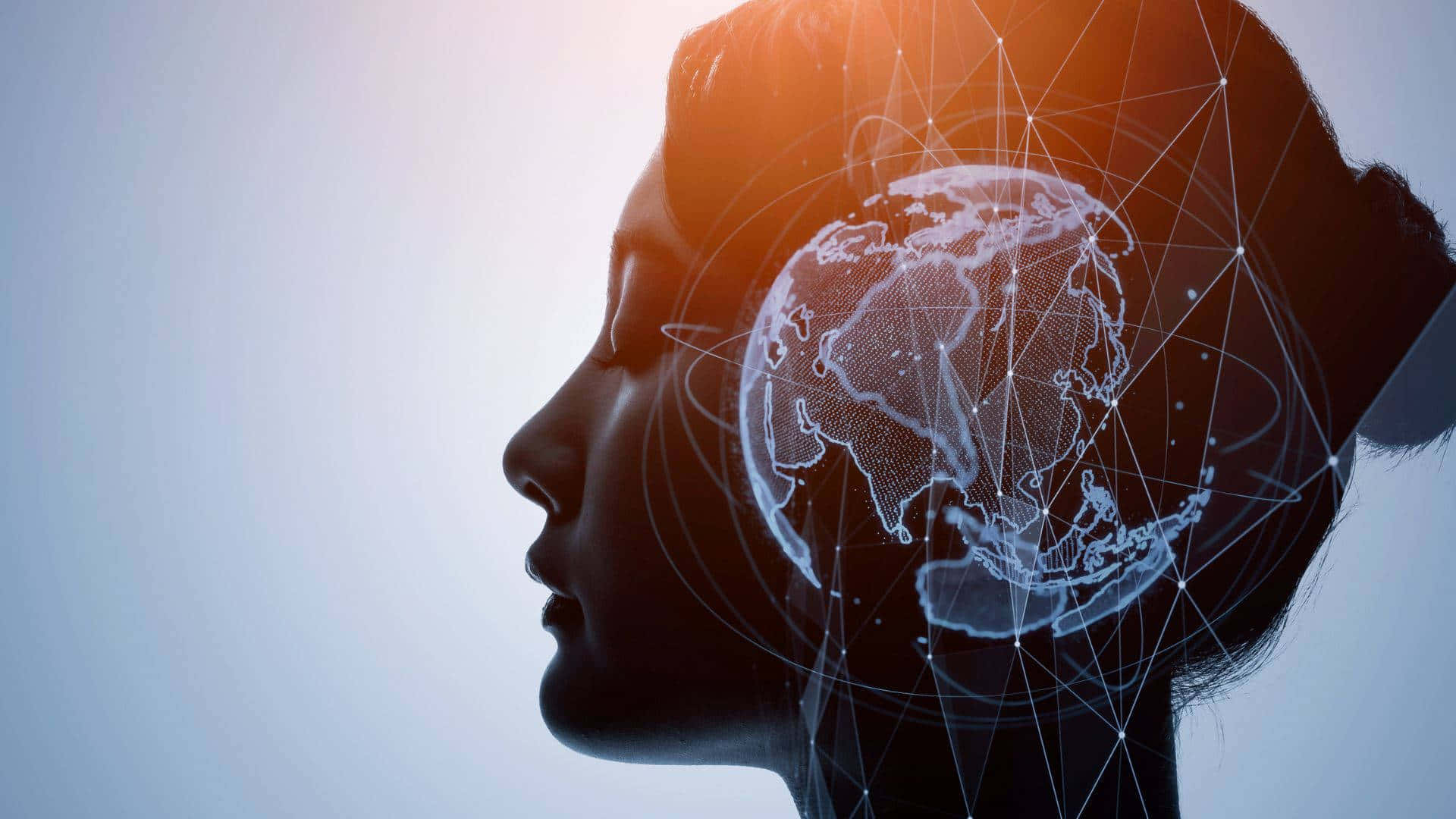 Woman With Tangled Psychological Problems Background