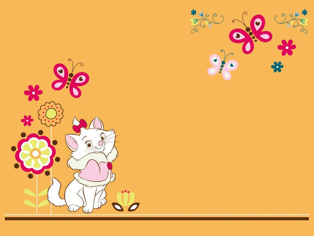 Womanly Marie Cat Background