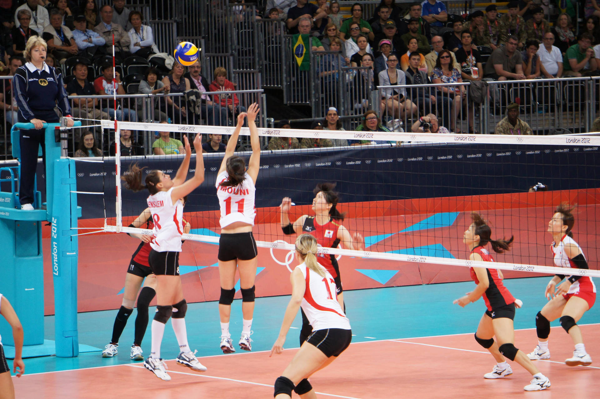 Women's Indoor Volleyball Background