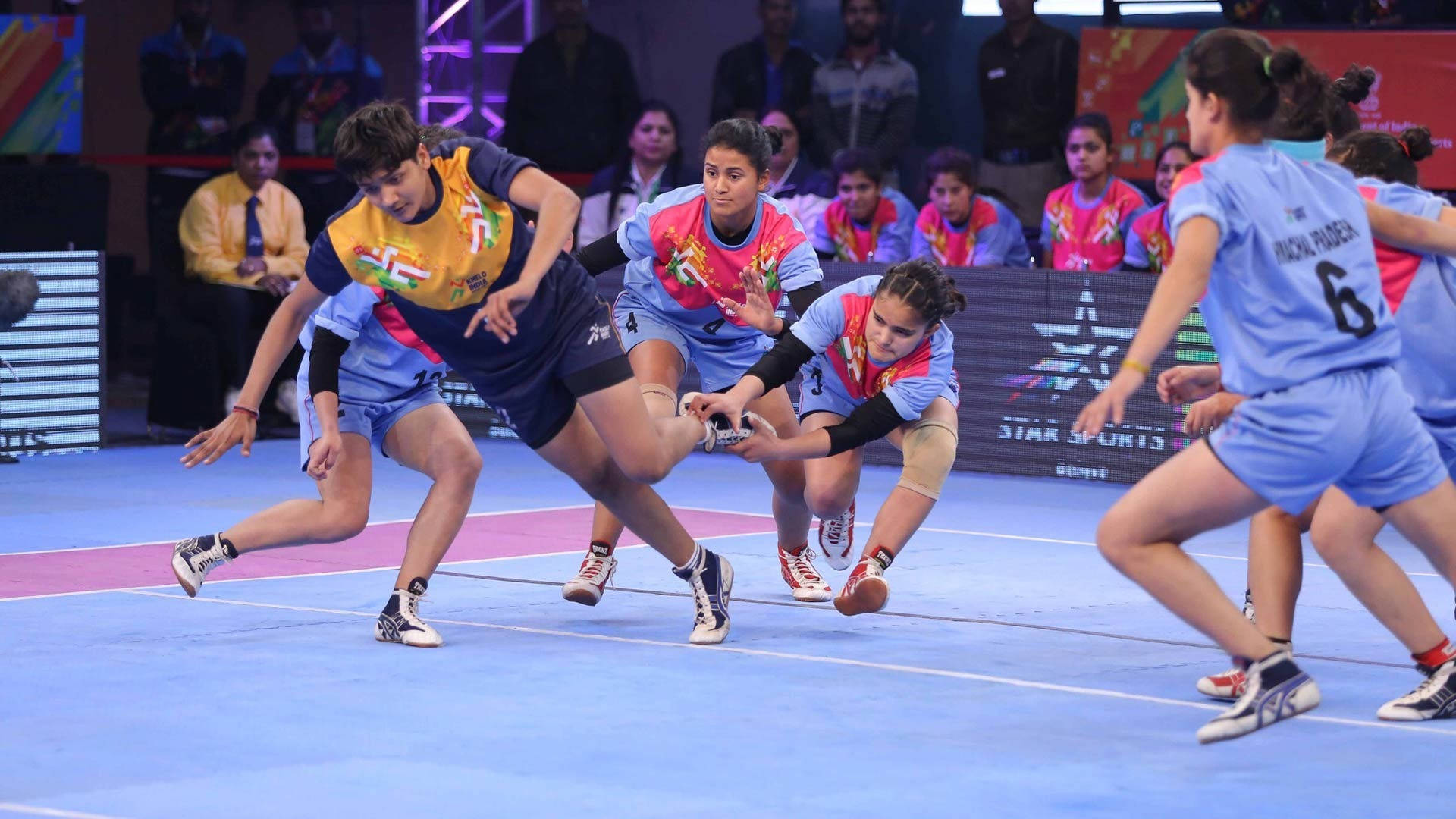 Women's Kabaddi Tackle