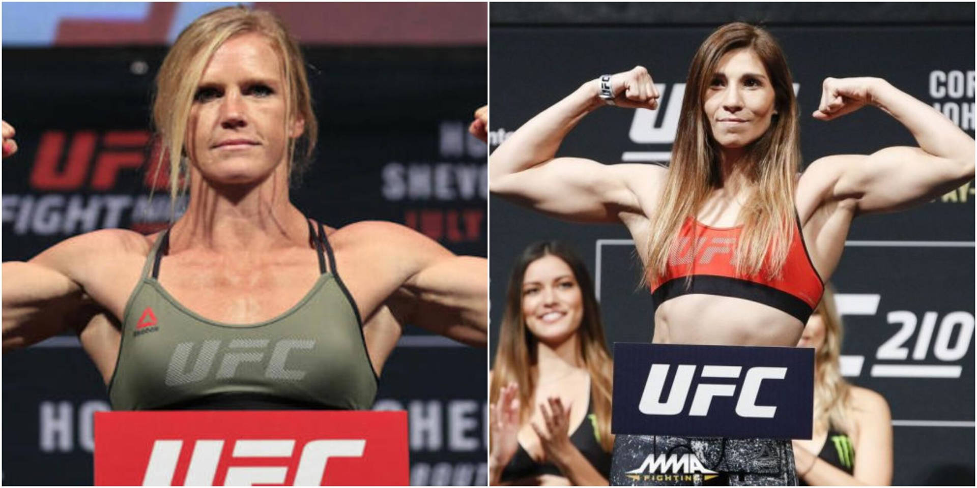 Women's Mma Holly Holm And Irene Aldana