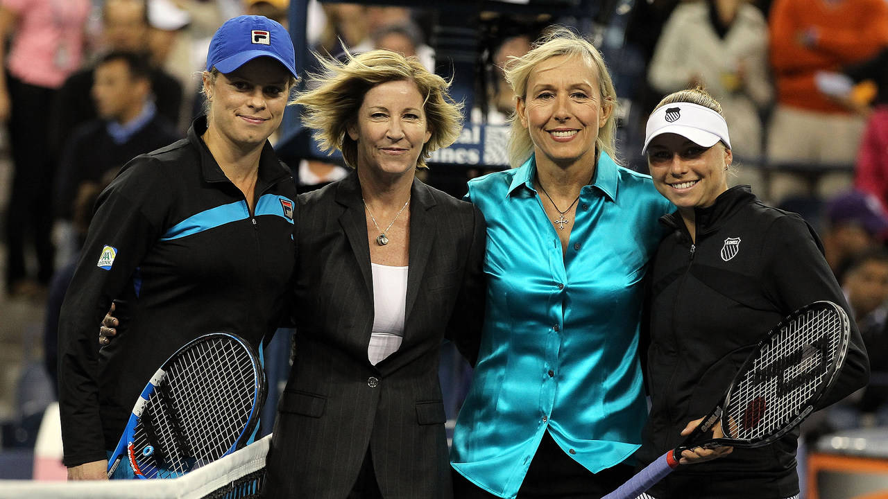 Women's Singles Final Vera Zvonareva And Teammates Background