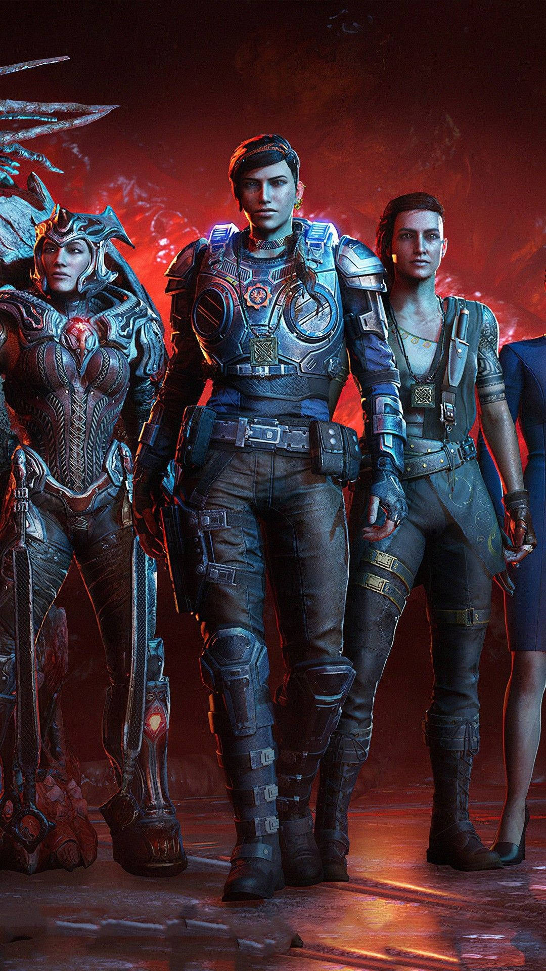 Women Warriors In Gears 5 Phone