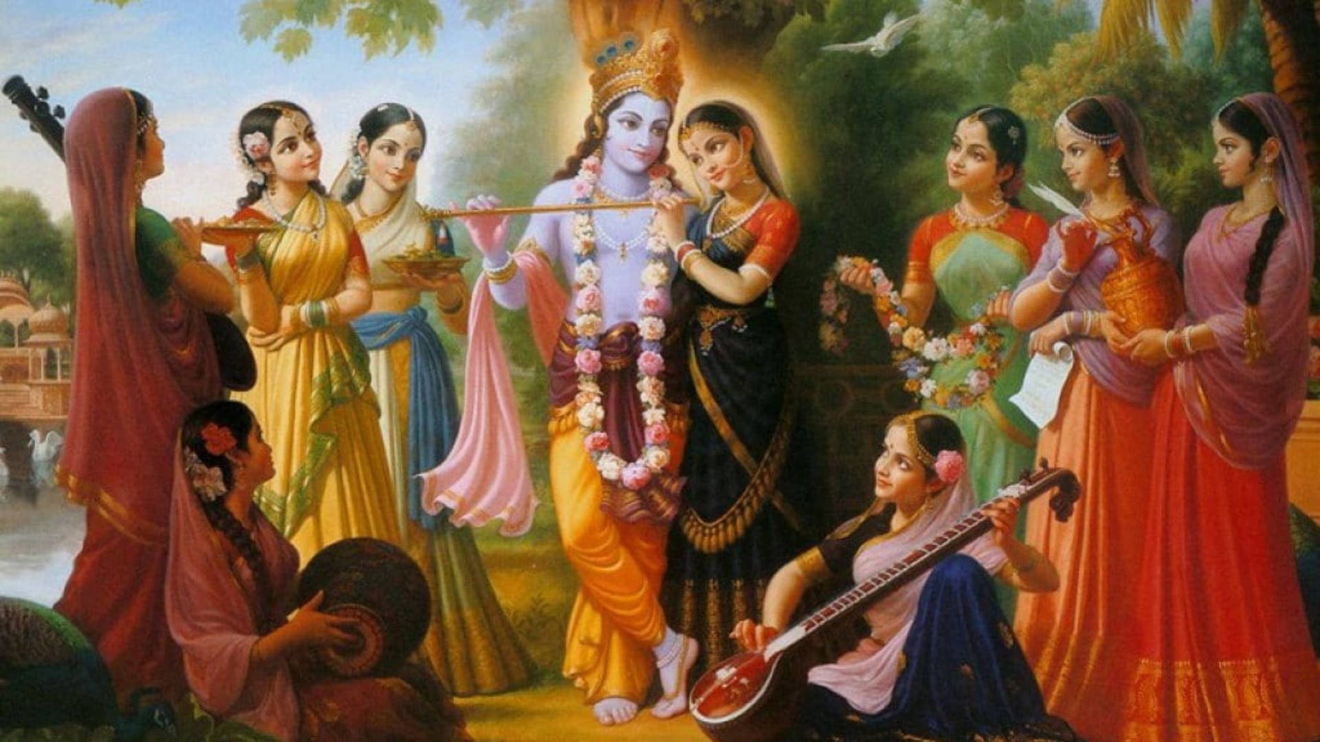 Women With Krishna 4k