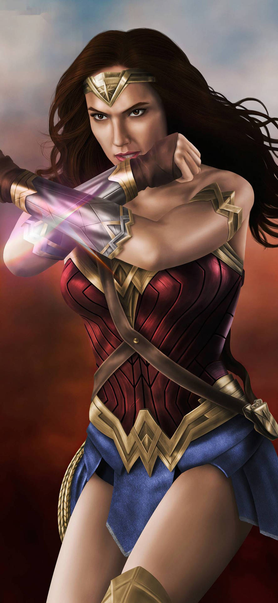 Wonder Woman 1984 Classic Pose Background