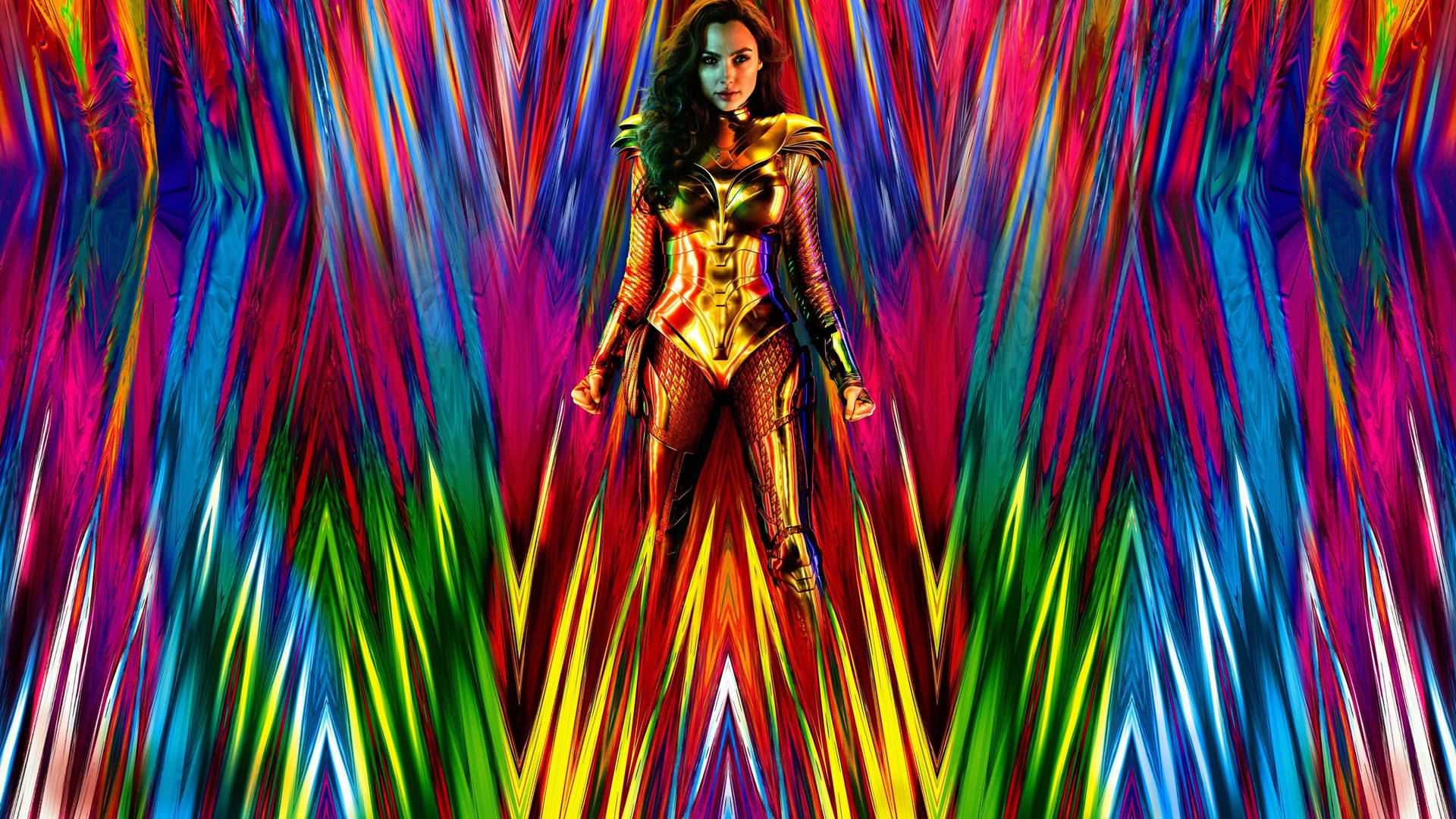 Wonder Woman 1984 Colorful Poster Background