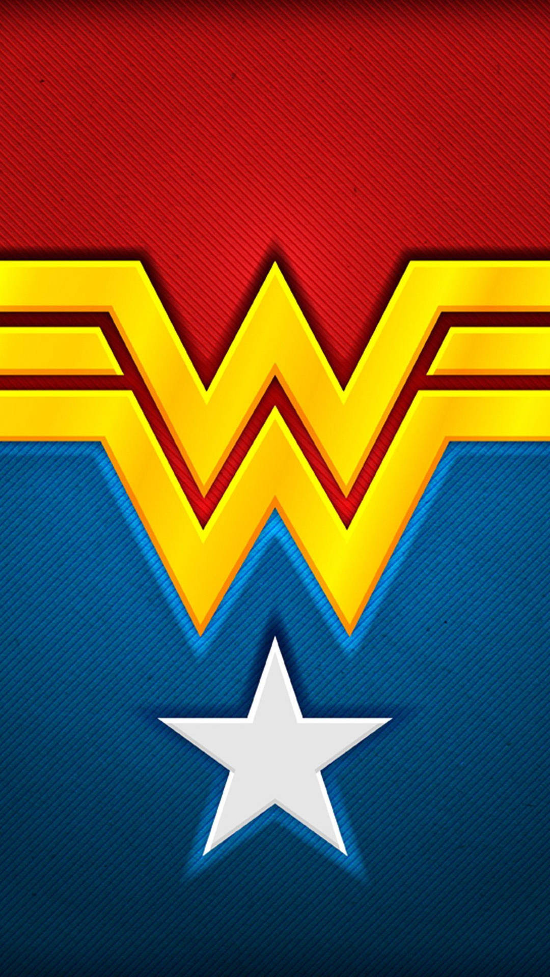Wonder Woman 1984 Minimalistic Fabric Logo Background
