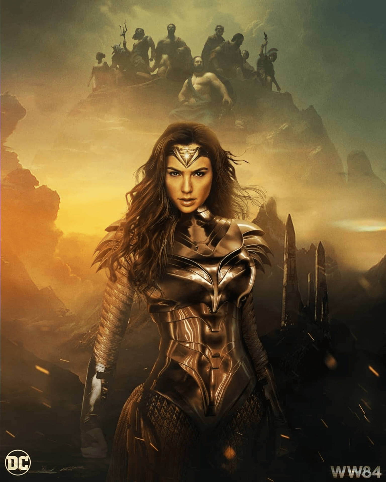 Wonder Woman 1984 Queen Of Amazons Background