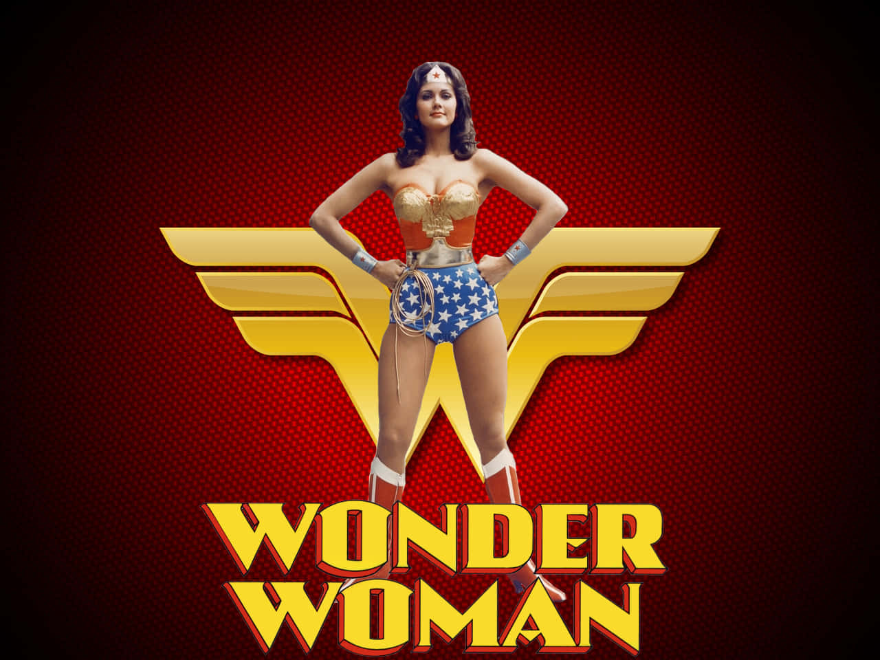 Wonder Woman Classic Pose Background