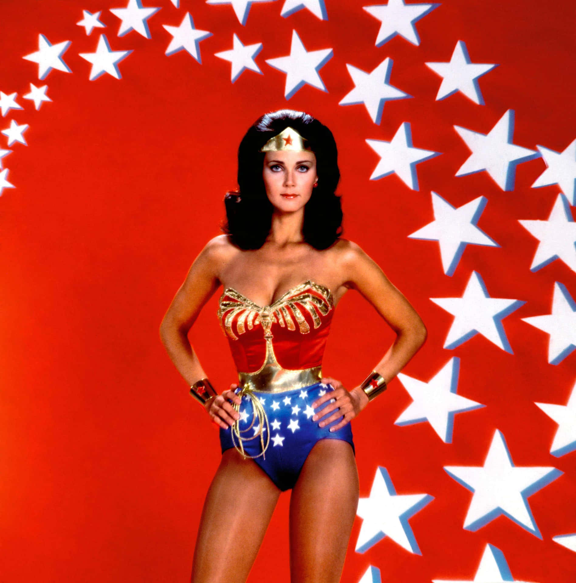 Wonder Woman Classic Pose Background