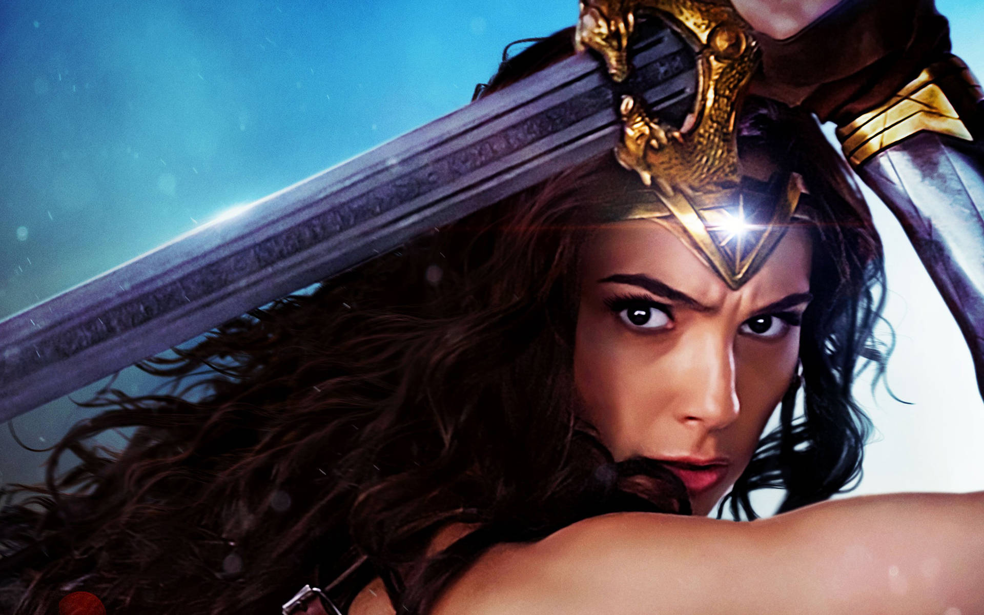 Wonder Woman Sword Close-up Background