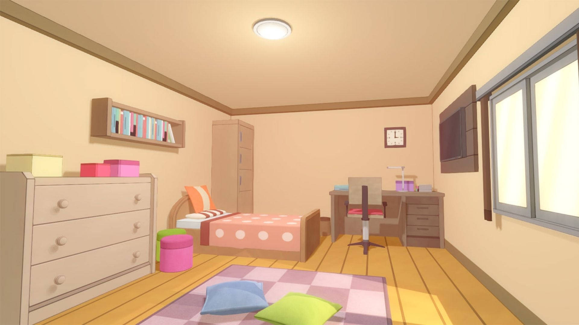 Wonderful Anime Room Background