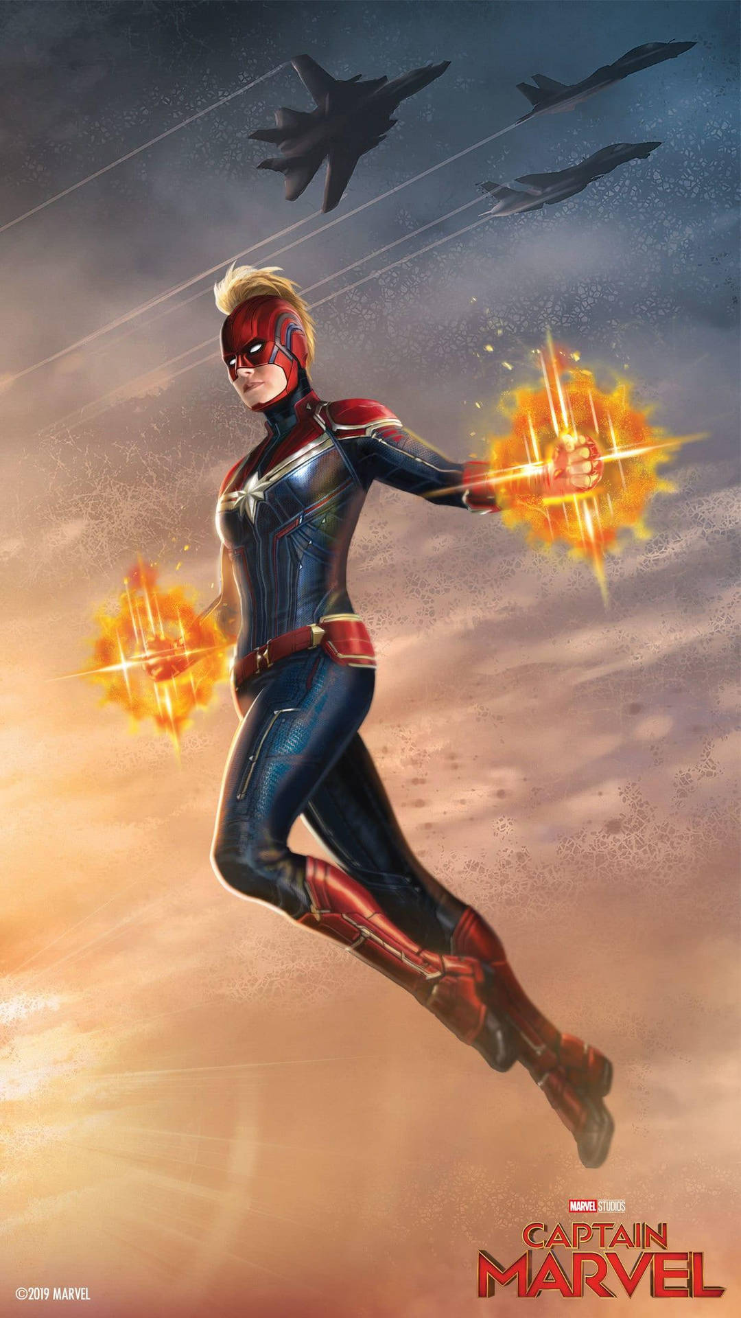 Wonderful Captain Marvel Iphone Background