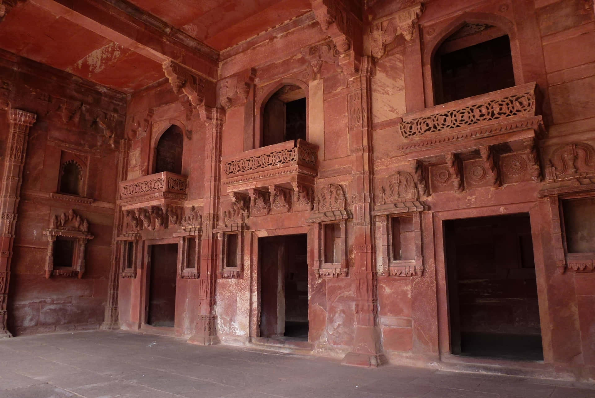 Wonderful Design Of Fatehpur Sikri Background