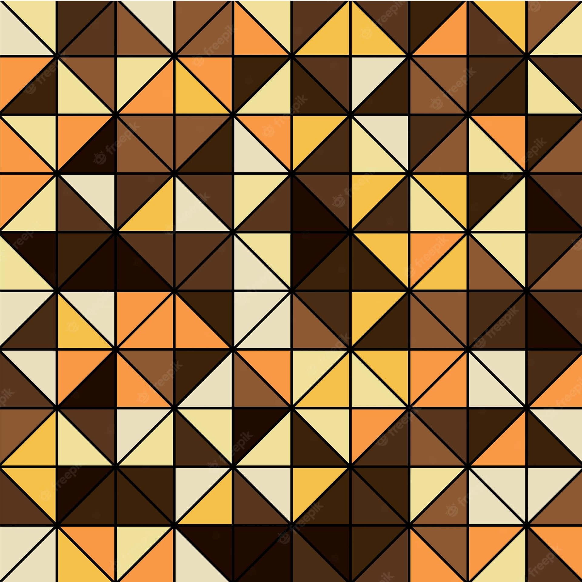Wonderful Pattern Of Obtuse Triangles Background