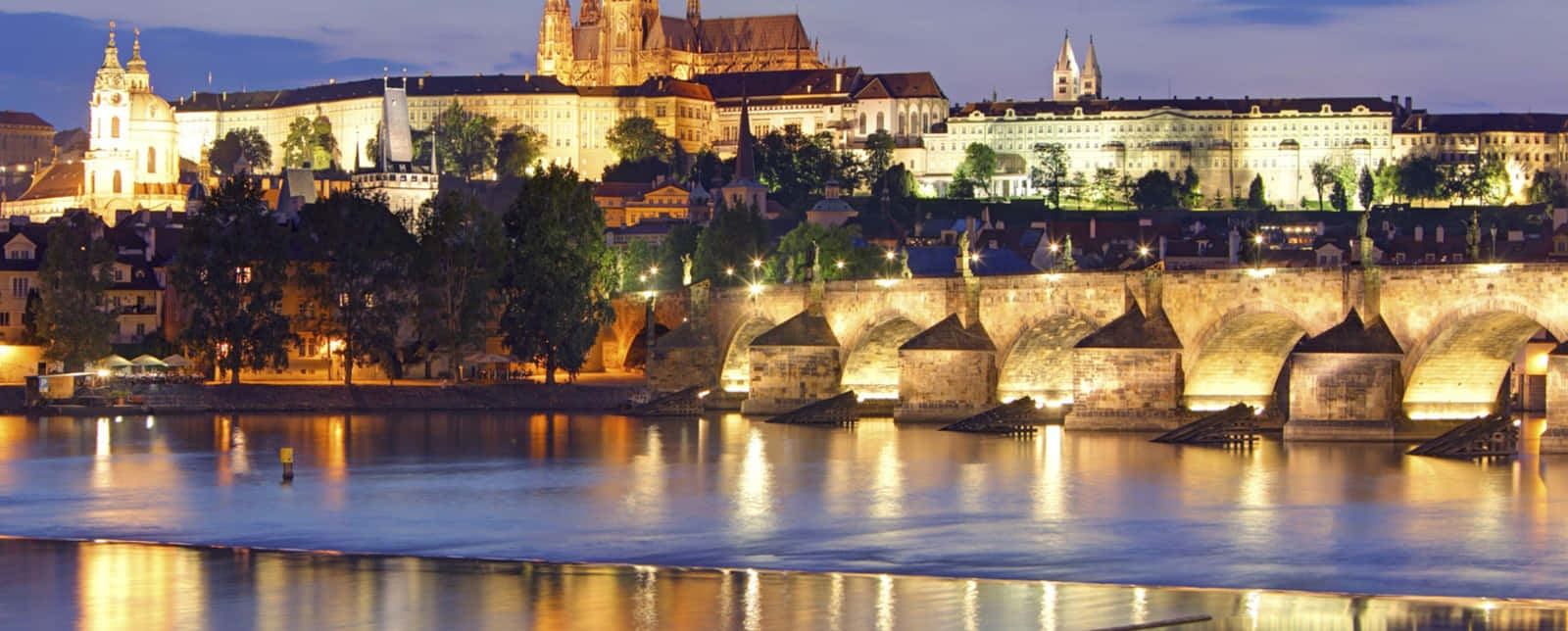 Wonderful View At Prague Castle