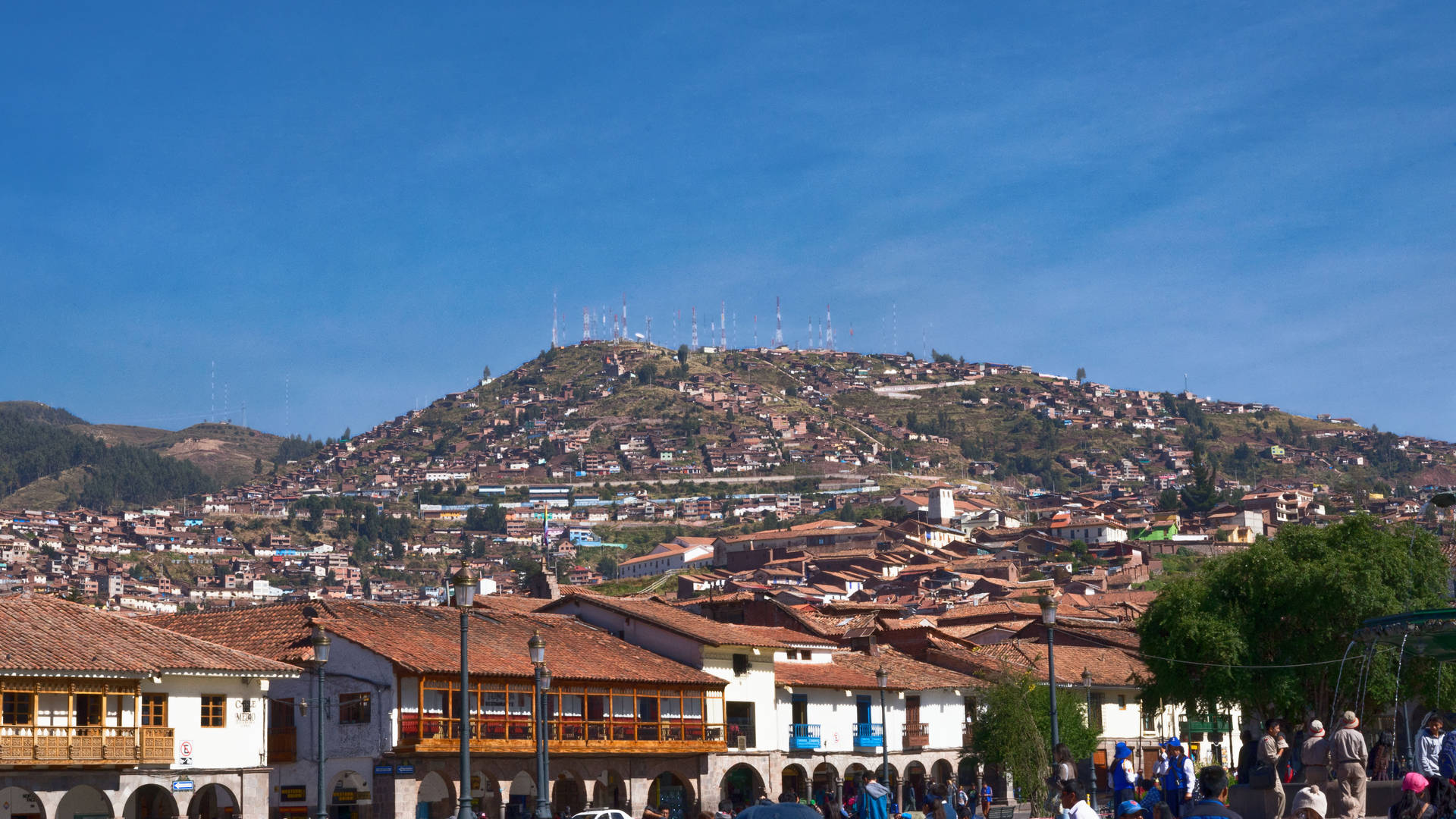 Wonderful View Of Cusco Peru Background