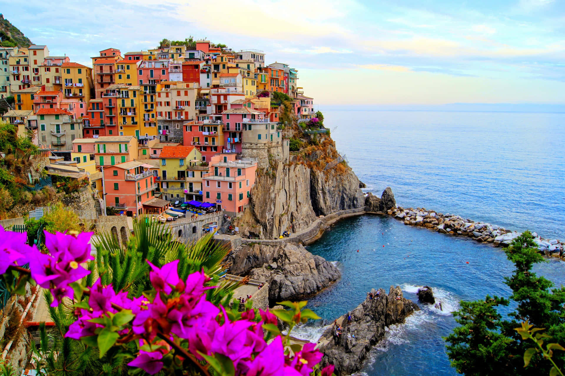 Wonderful View Of Houses Background