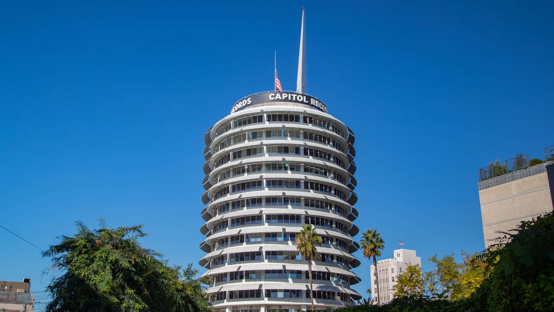 Wonderful View The Capitol Records Building