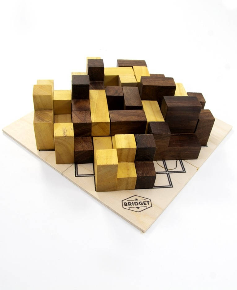 Wooden Blocks Strategy Bridgette Board Game