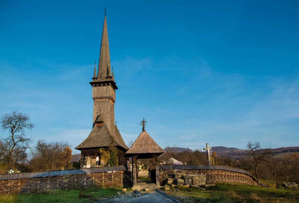Wooden Churches Romania Background