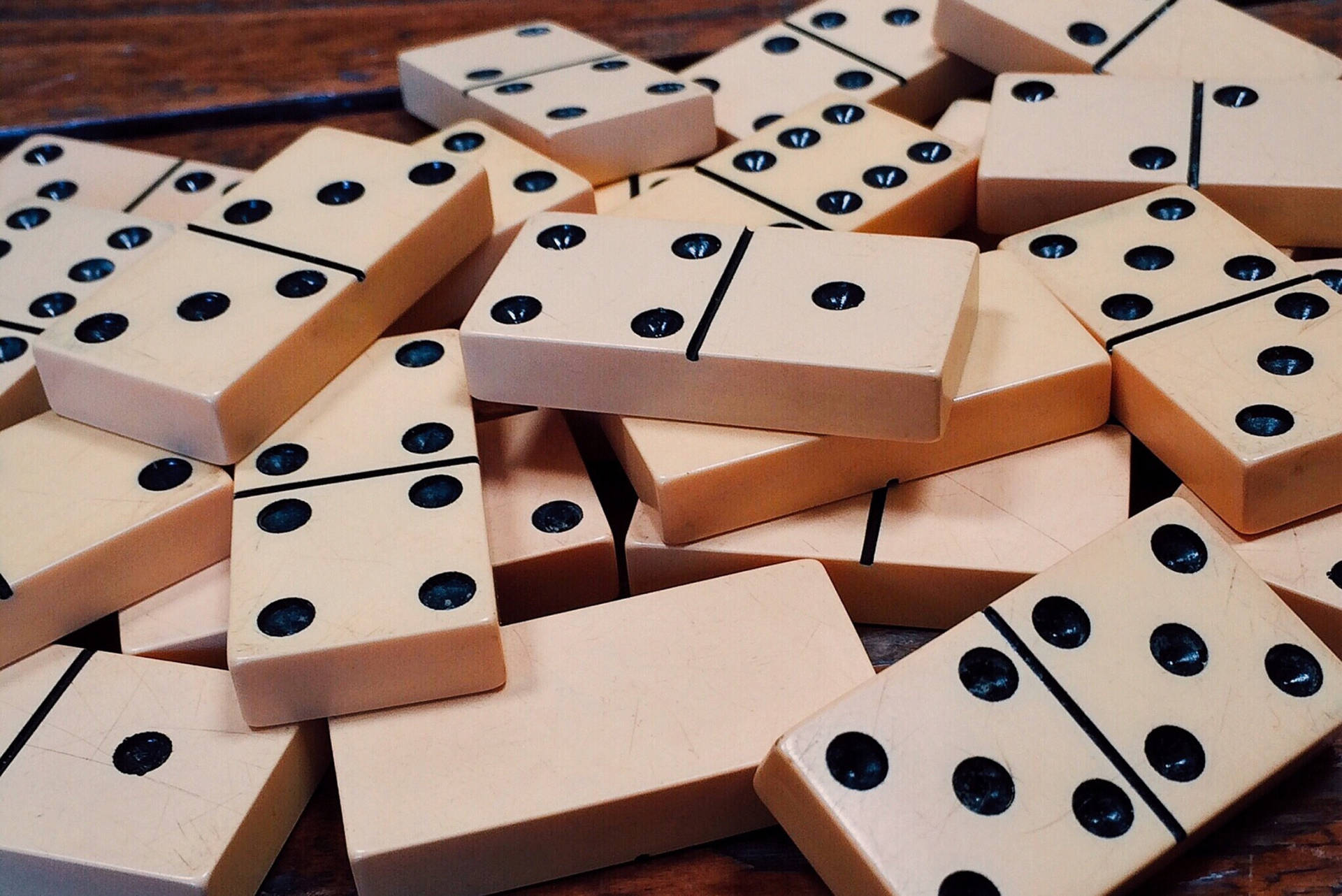 Wooden Dominos Background