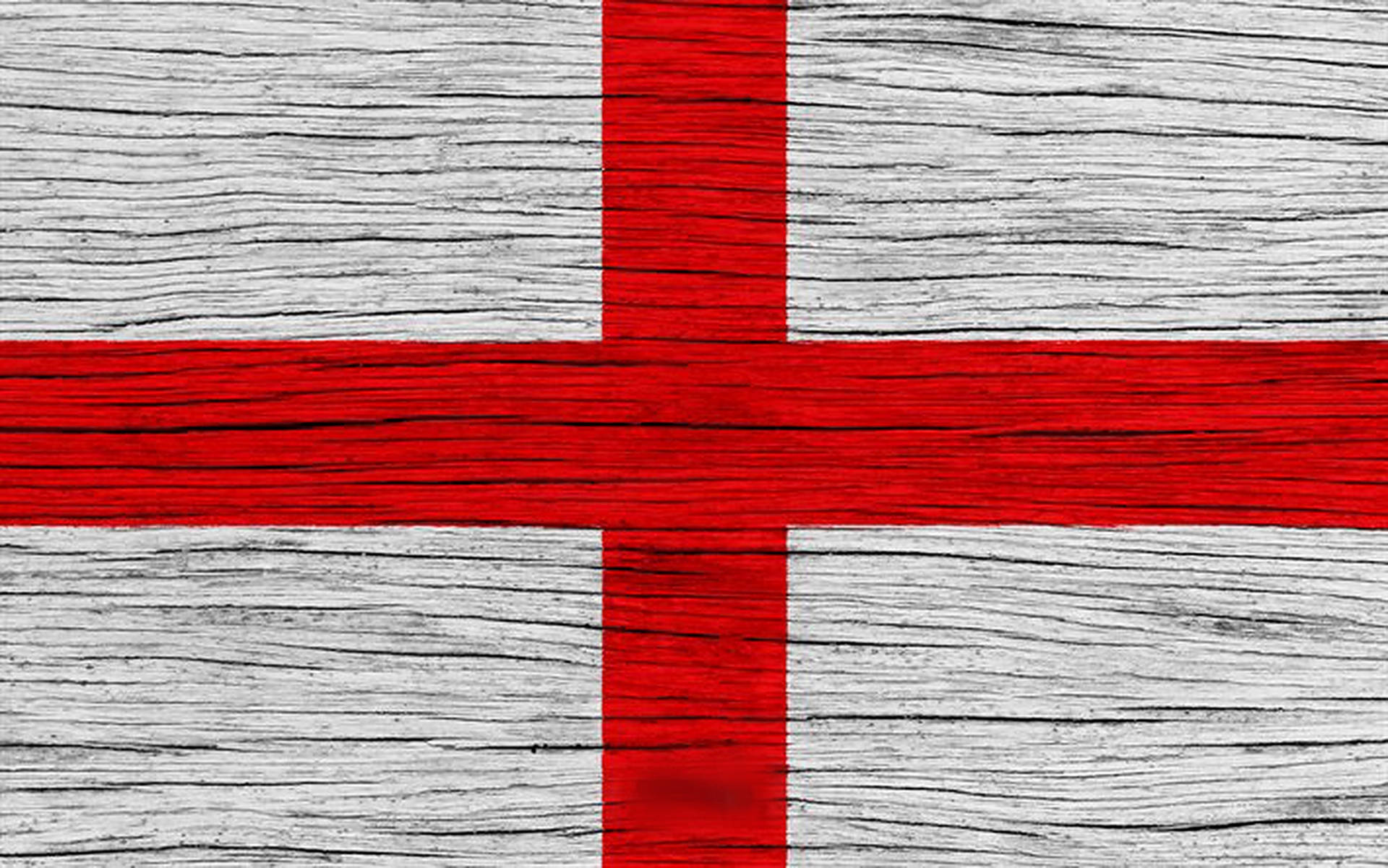 Wooden England Flag