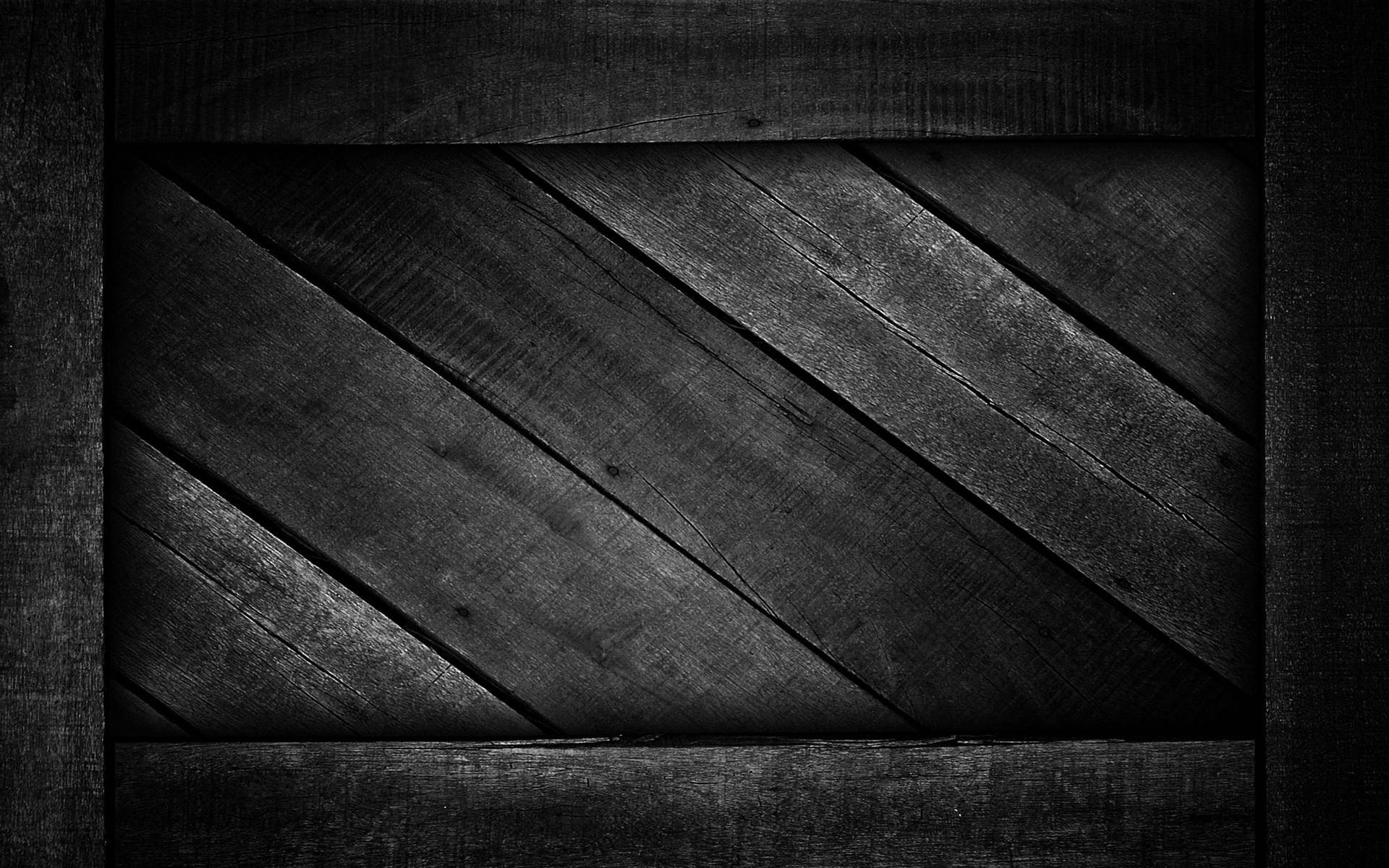 Wooden Surface In Black 3d Background