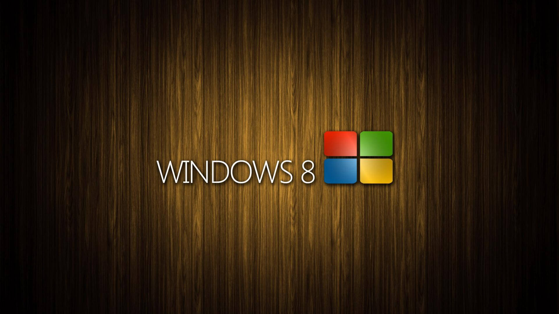 Wooden Windows 8 Background In Vignette Background