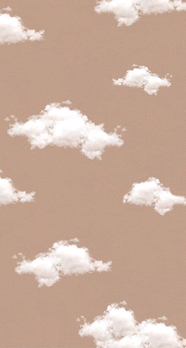 Woodgrain Texture In Shades Of Brown And White Background