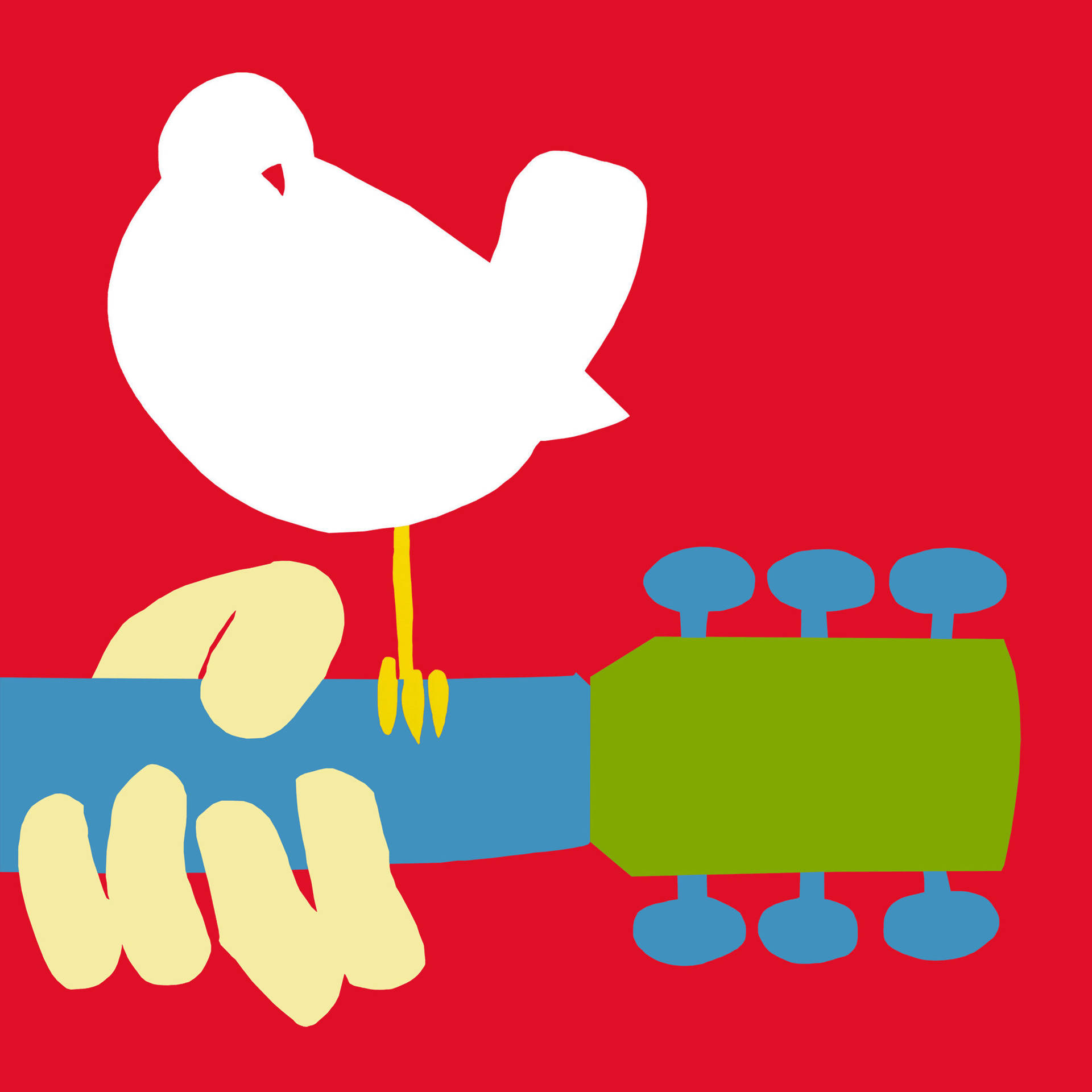 Woodstock Minimalist Logo Background