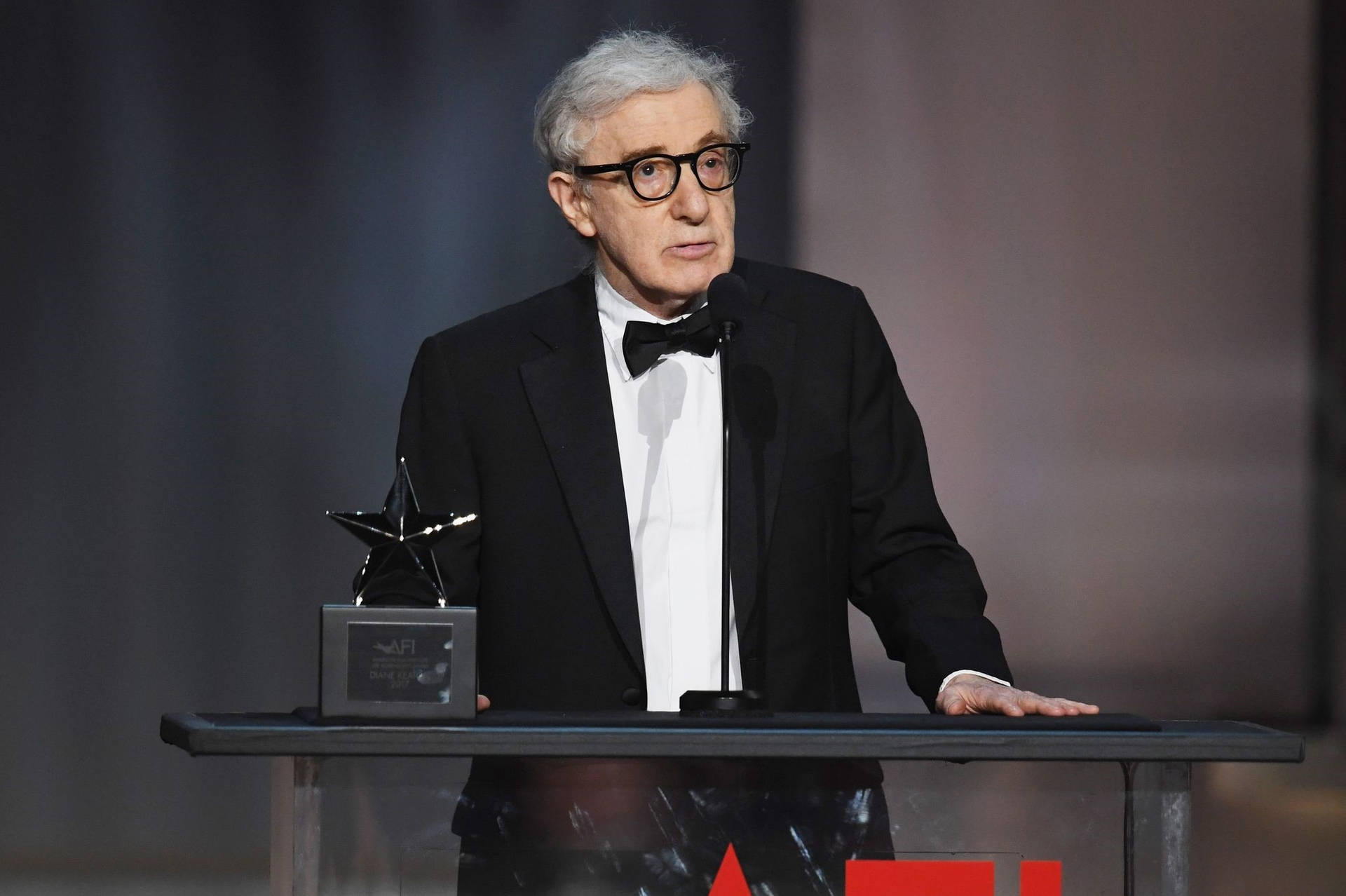 Woody Allen At Life Achievement Award Gala Tribute Background