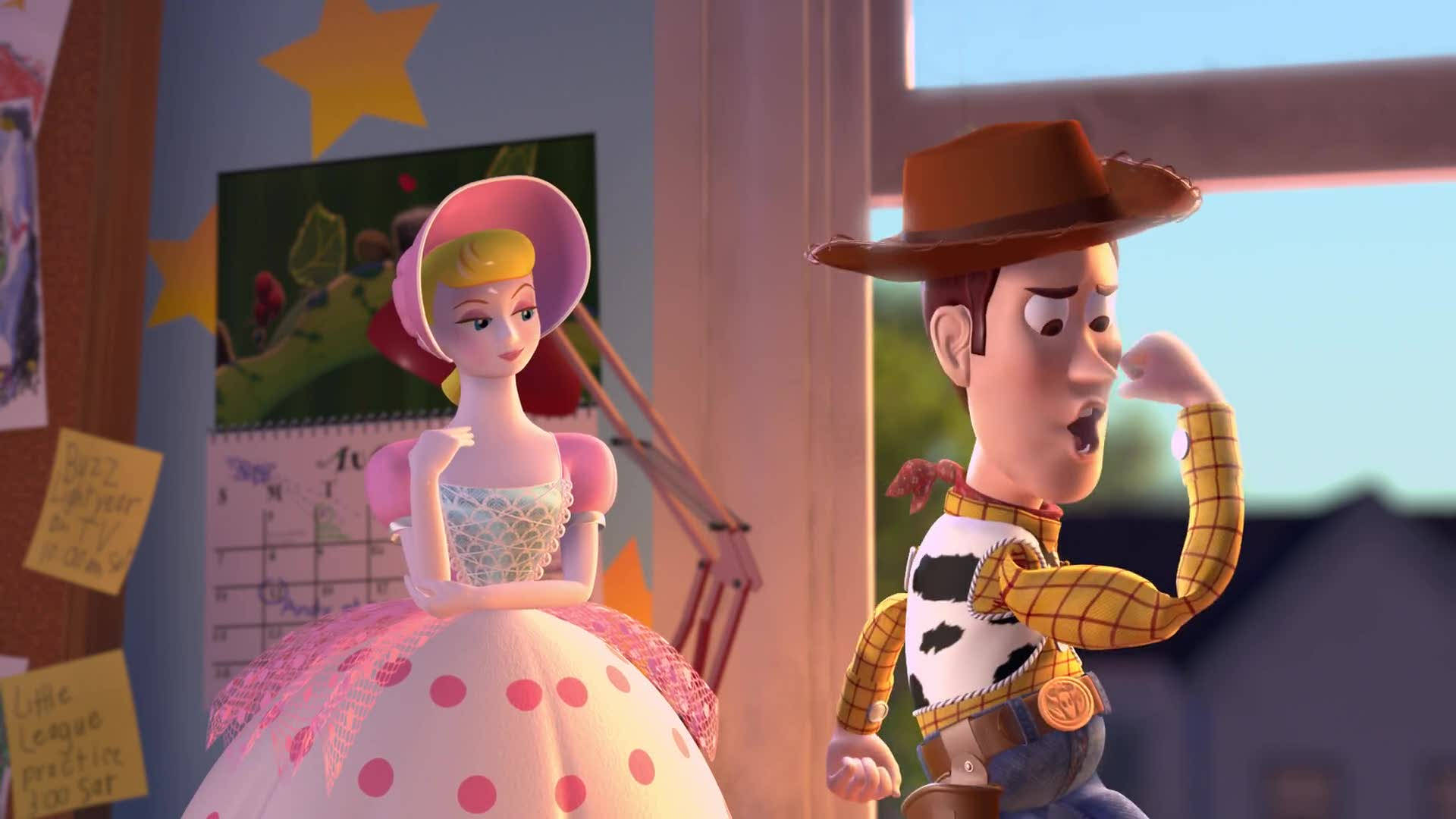 Woody And Little Bo-beep Toy Story 2
