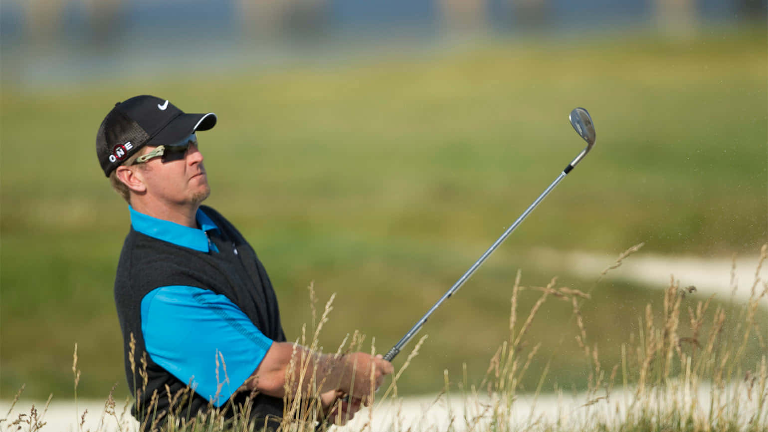 Woody Austin Plays Wearing Sunglasses